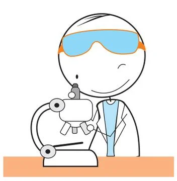 Researcher Stock Illustration