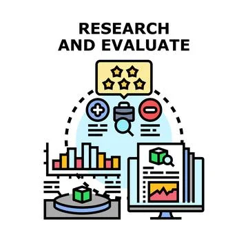 Researching and evaluating data for business analysis 库存插图