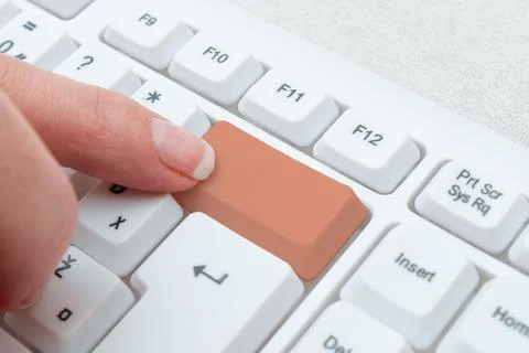 Researching Software Development Solutions, Typing Advance Program Codes 스톡 사진