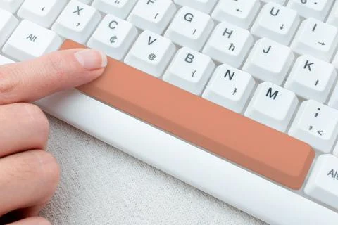 Researching Software Development Solutions, Typing Advance Program Codes Stock Photos