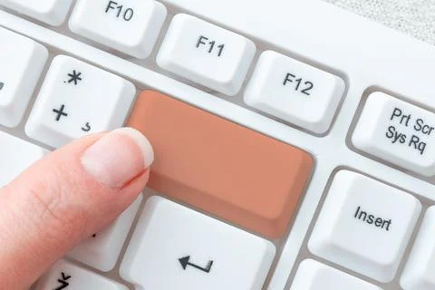 Researching Software Development Solutions, Typing Advance Program Codes 스톡 사진