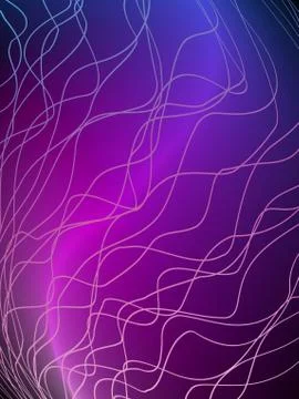 Resembling motion blurred neon light curves. EPS 8 Stock Illustration