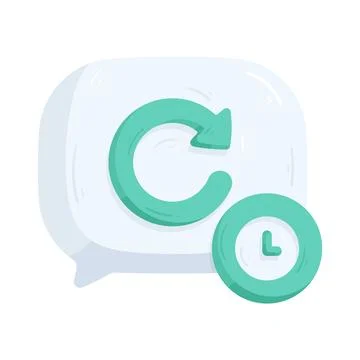 Resend message Stock Illustration