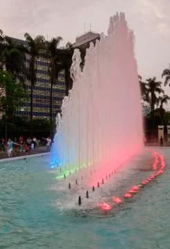 Reserva Park in Lima, Peru Stock Photos