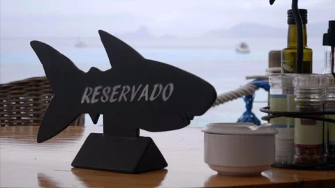 Reservado Sign Stock Footage 98385292