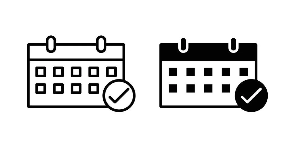 Reservation icon design. Simple Vector illustrations.. Stock Illustration