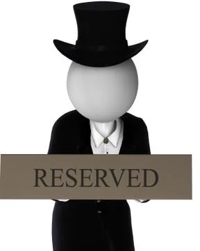 Reservation Stock Illustration