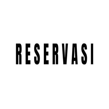 Reservation text with white background 库存插图