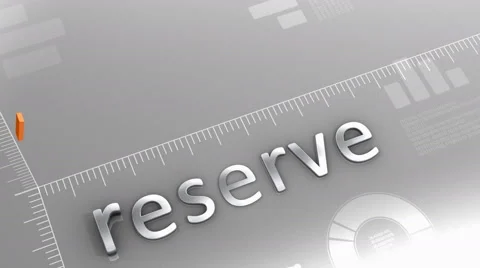 Reserve decreasing chart, statistic and data 库存影片 61364905