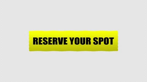 Reserve your spot call to action button animation Stock Footage 335906136