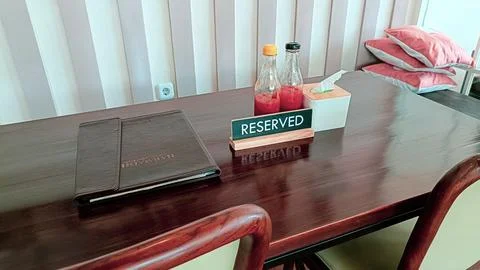Reserved 库存照片