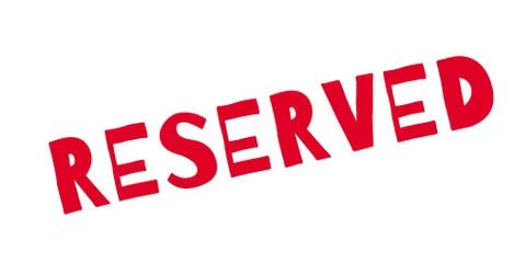 Reserved rubber stamp Stock Illustration