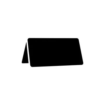 Reserved Table Cafe Sign Icon Stock Illustration