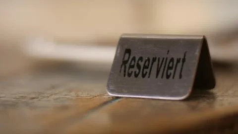 Reserviert Foto stock