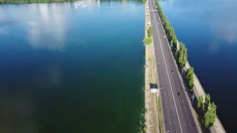 Reservoir bridge Video stock 135612098