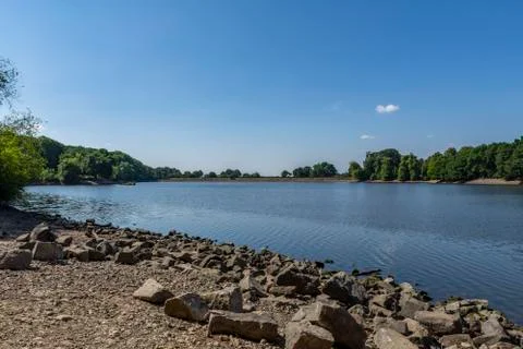 Reservoir  Drying Up Foto stock