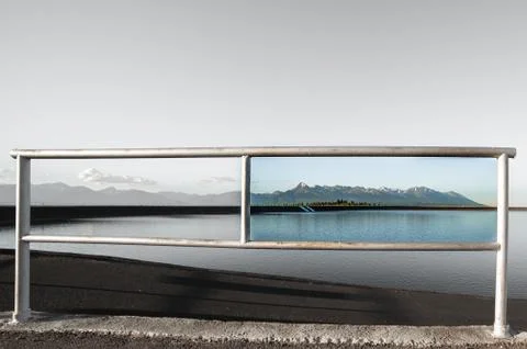 Reservoir frame Stock Photos