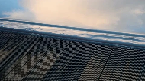 Reservoir overflow run off close up Stock Footage 152151092