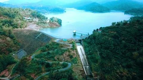 Reservoir Panorama 库存影片 218996223