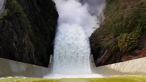 Reservoir view on top Video stock 171102822