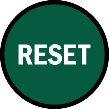 Reset button icon sign. Stock Illustration