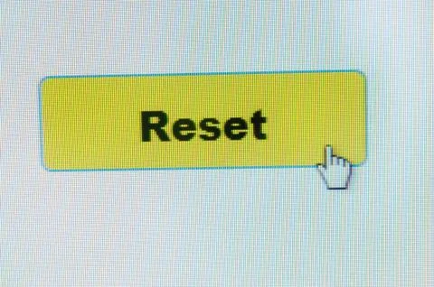 Reset button Stock Photos