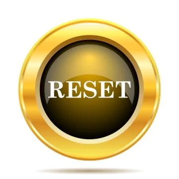 Reset icon. internet button on white background.. 스톡 일러스트