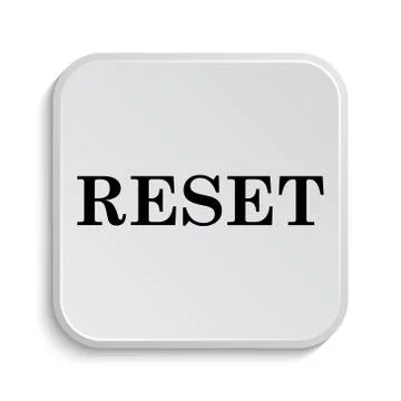 Reset icon. Internet button on white  background.. イラスト素材