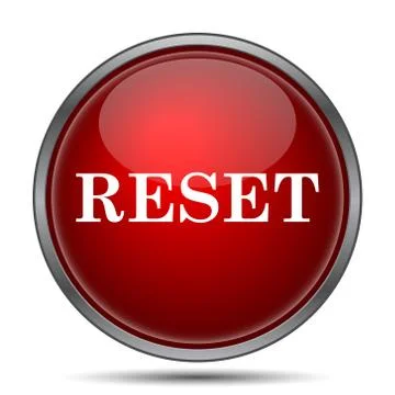 Reset icon. Internet button on white background.. 스톡 일러스트