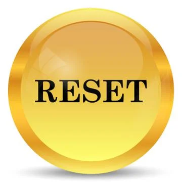 Reset icon. Internet button on white background.. イラスト素材