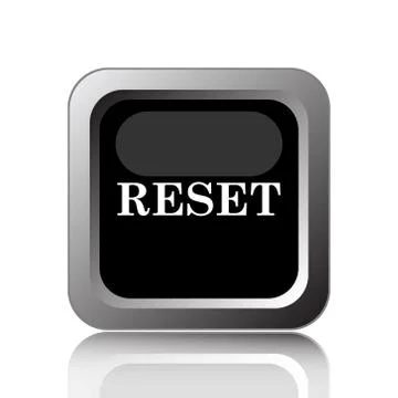 Reset icon. Internet button on white background.. 스톡 일러스트