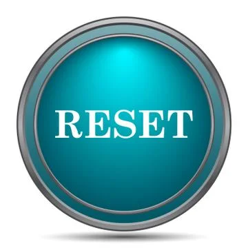 Reset icon. Internet button on white background.. イラスト素材