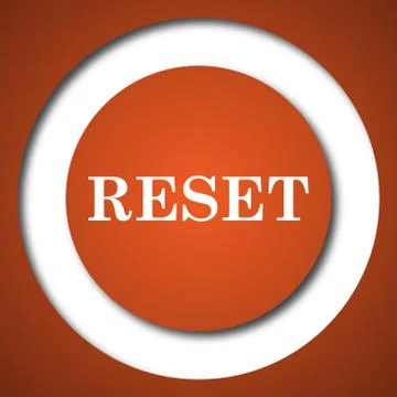 Reset icon. Internet button on white background. . 스톡 일러스트