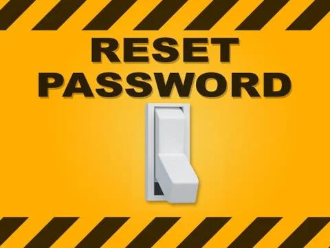 Reset Password concept 库存插图