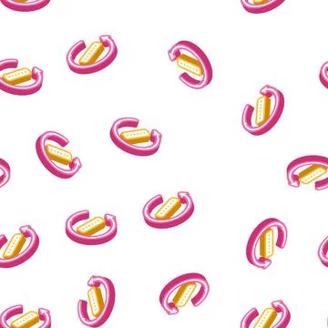 Reset password isometric icon seamless pattern Illustrazione stock