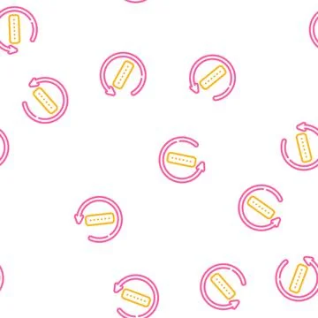 Reset password vector seamless pattern Stock Illustration