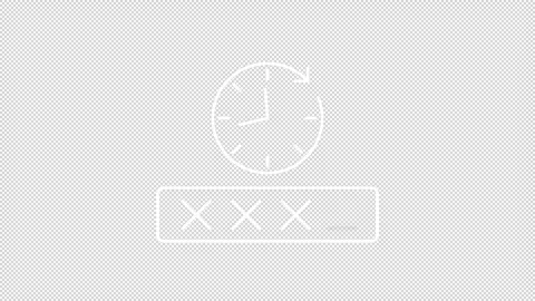 Reset password white line animation Stock Footage 289625002