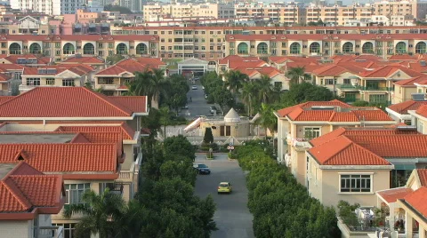 Residence in China Stock Footage 623757