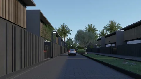 Residence Illustration Design Stock Footage 278649047