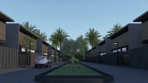 Residence Illustration Design Stock Footage 278649359