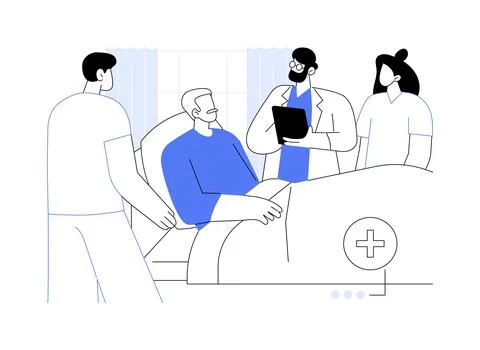 Residency training isolated cartoon vector illustrations. Ilustración de archivo