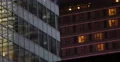 Residential Apartment Building Establishing Shot New York City Office Work Night 4k or 4k+ Resolution