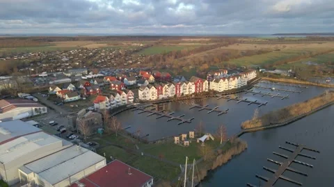 Residential area from above Stock Footage 147430801