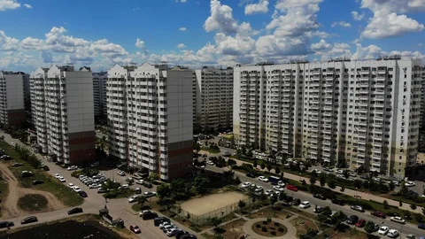 Residential area from the air. Stock Footage 118164748