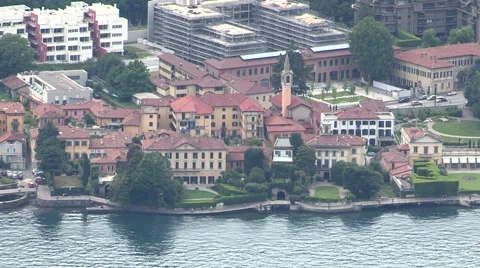A residential area in  Como Stock Footage 59582378