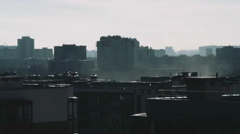Residential area at day Stock Footage 68409607