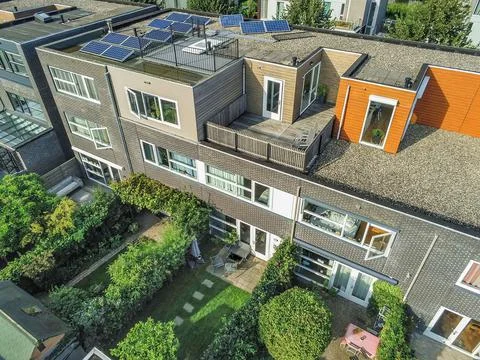 Residential area view Stock Photos