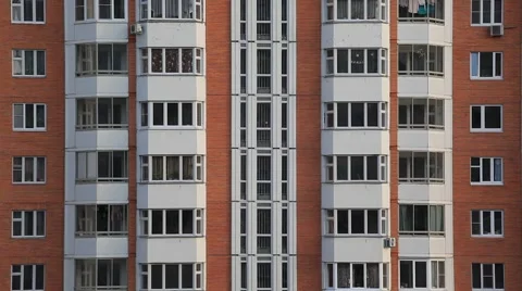 Residential building close up Stock-Footage 49084071