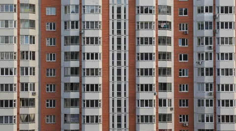 Residential building close up Stock Footage 49084115