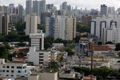 Residential building facade 스톡 사진
